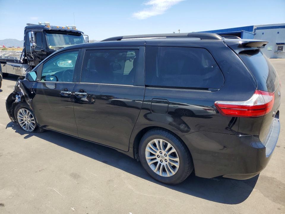 2017 Toyota Sienna VIN 5TDYZ3DC5HS870303 COPART salvage auction — FRONT END, CA - SALVAGE CERTIFICATE, sold $4,100 on 2026-07-29 (photo 2)
