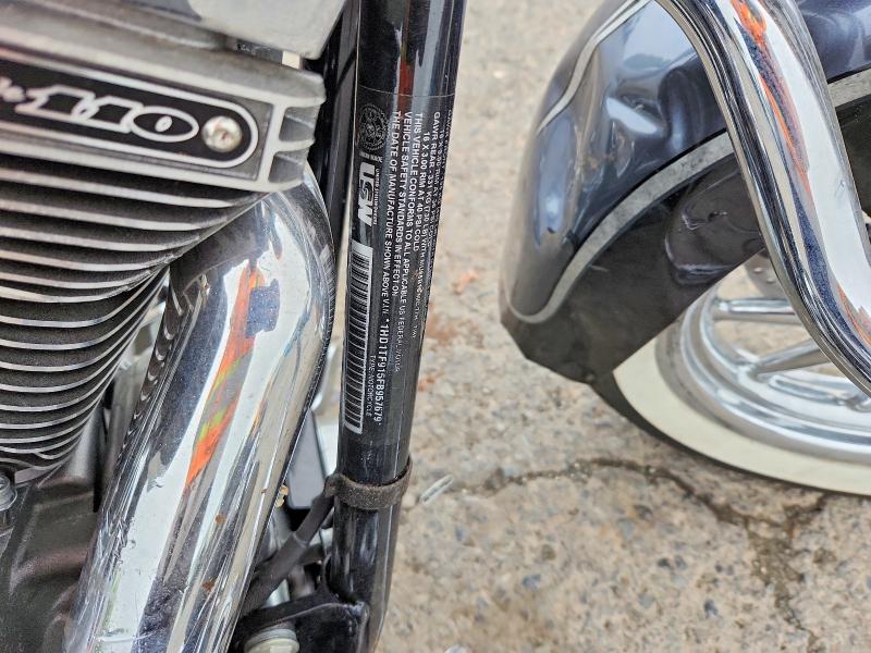 2015 Harley-davidson Softail VIN 1HD1TF915FB957679 COPART salvage auction — FRONT END, Pa - Certificate Of Salvage, sold $4,900 on 2026-07-17 (photo 9)