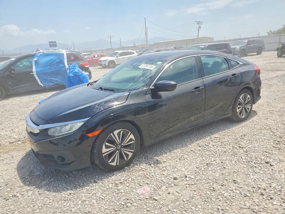 2016 Honda Civic VIN 19XFC1F70GE034646 COPART salvage auction — MINOR DENT/SCRATCHES, UT - CERTIFICATE OF TITLE, sold $5,200 on 2026-08-01 (photo 1)