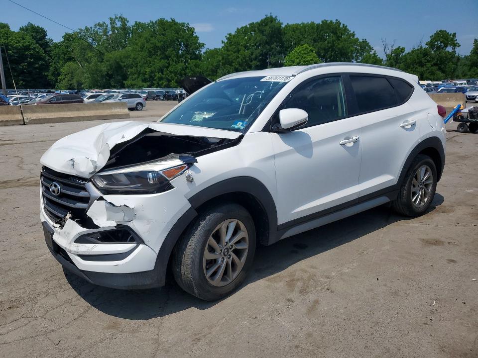 2018 Hyundai Tucson VIN KM8J3CA42JU613337 COPART salvage auction — FRONT END, Ny - Mv-907A Salvage Certificate, sold $2,900 on 2026-07-09 (photo 1)