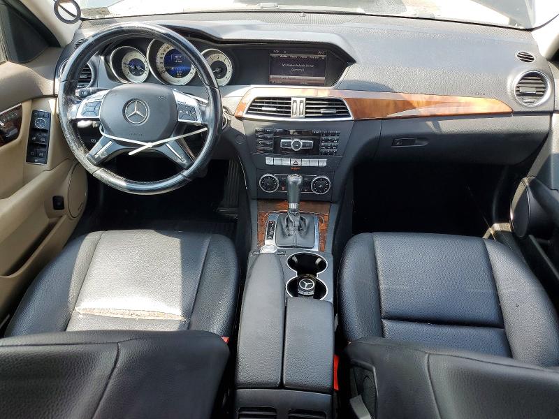 2013 Mercedes-benz C-klasse VIN WDDGF8AB3DR291239 COPART salvage auction — REAR END, Va - Cert Of Title - Salvage, sold $850 on 2026-07-22 (photo 8)