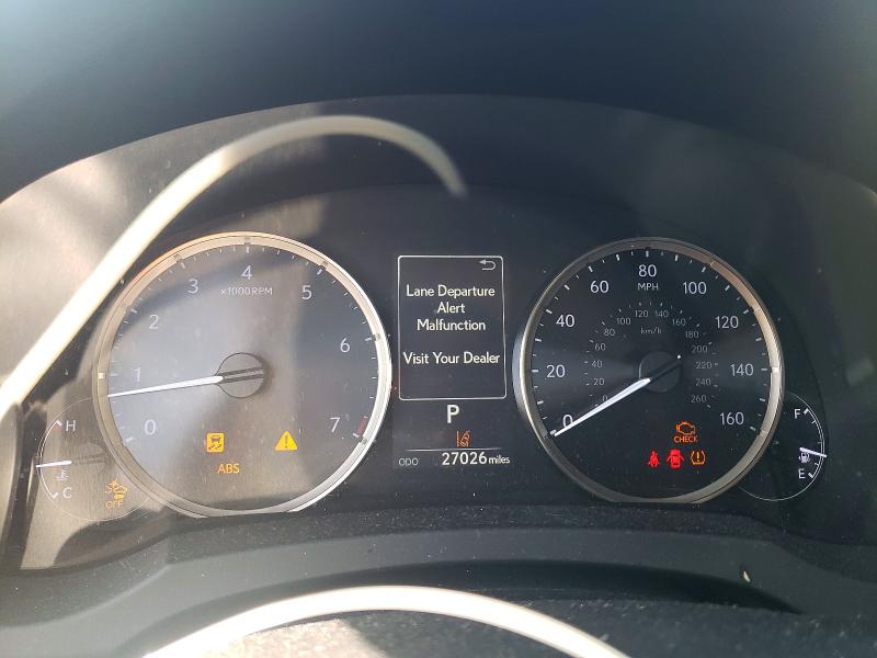 2019 Lexus Is VIN JTHC81D28K5038569 COPART salvage auction — FRONT END, Salvage Title, sold $6,300 on 2026-07-28 (photo 9)