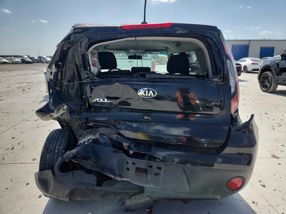 2018 Kia Soul VIN KNDJN2A22J7544672 COPART salvage auction — REAR END, Tx - Salvage Vehicle Title, sold $725 on 2026-07-31 (photo 6)