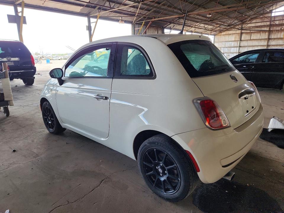 2014 Fiat 500 VIN 3C3CFFAR9ET293388 COPART salvage auction — SIDE, AZ - CERT OF TITLE - SALVAGE, sold $300 on 2026-09-09 (photo 2)