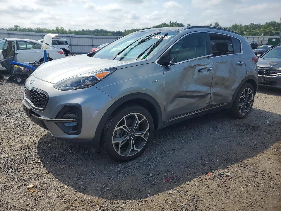 2021 Kia Sportage VIN KNDPRCA69M7874563 COPART salvage auction — SIDE, Va - Cert Of Title - Salvage, sold $4,200 on 2026-07-22 (photo 1)
