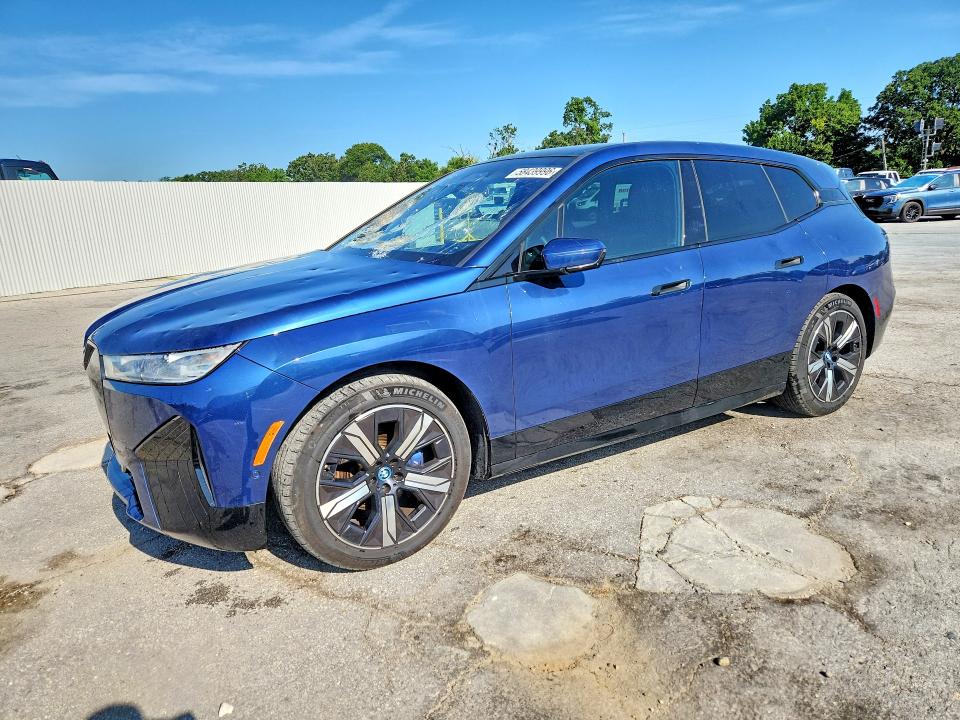 2023 BMW Ix VIN WB533CF05PCK57916 COPART salvage auction — HAIL, Mo - Salvage Certificate Of Title, sold $26,500 on 2026-08-03 (photo 1)