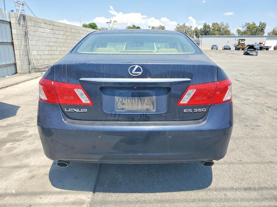 2007 Lexus Es 350 VIN JTHBJ46G872121664 COPART salvage auction — NORMAL WEAR, Ca - Dis/Dlr/Exp Only Clean Title, sold $475 on 2026-07-30 (photo 6)