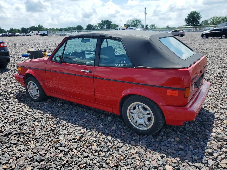 1990 Volkswagen VIN WVWCB5157LK010435 COPART salvage auction — FRONT END, In - Cert Of Title-Salvage Title, sold $60 on 2026-08-18 (photo 2)