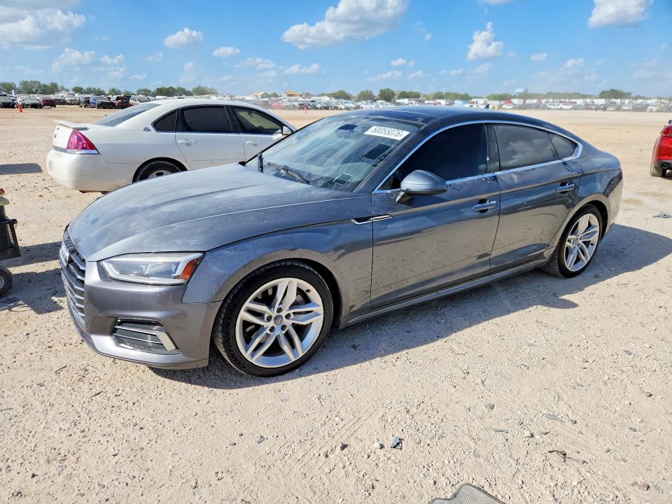 2019 Audi A5 VIN WAUANCF53KA062741 COPART salvage auction — FRONT END, Wv - Certificate Of Title (P), sold $3,300 on 2026-07-23 (photo 1)