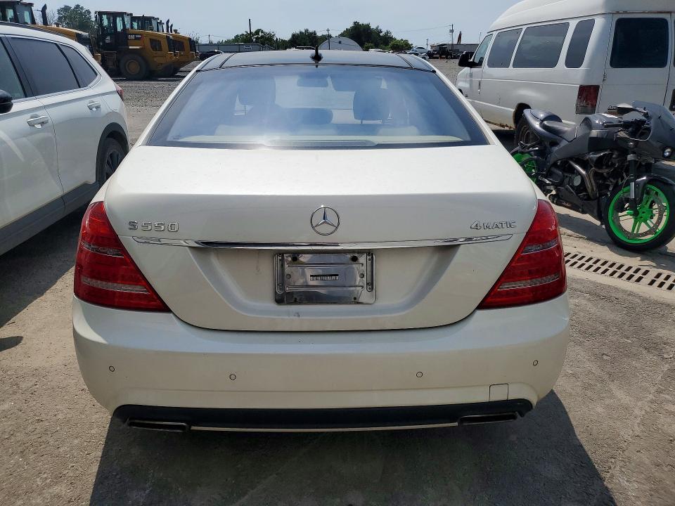 2010 Mercedes-benz S class VIN WDDNG8GB6AA350287 COPART salvage auction — REAR END, NY - MV-907A SALVAGE CERTIFICATE, sold $3,900 on 2026-08-04 (photo 6)