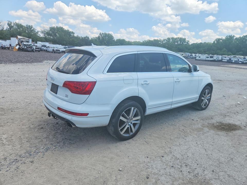 2013 Audi Q7 VIN WA1LMAFE2DD005526 COPART salvage auction — NORMAL WEAR, Mo - Certificate Of Title, sold $1,150 on 2026-07-23 (photo 3)