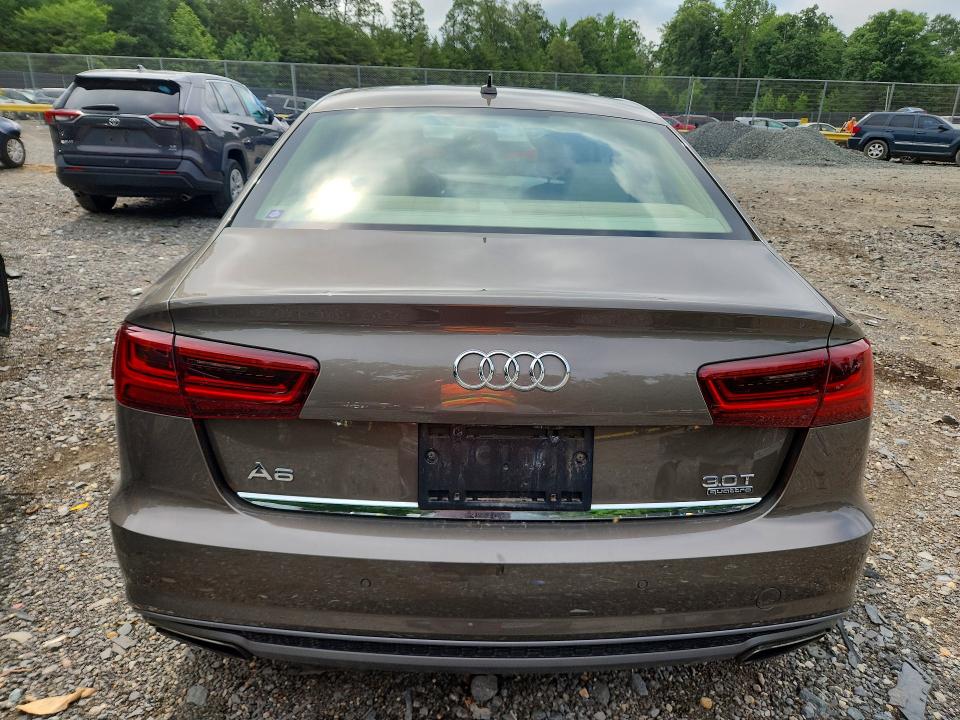 2016 Audi A6 VIN WAUFGAFCXGN150320 COPART salvage auction — FRONT END, Md - Cert Of Salvage > 75% Damage, sold $5,300 on 2026-07-17 (photo 6)