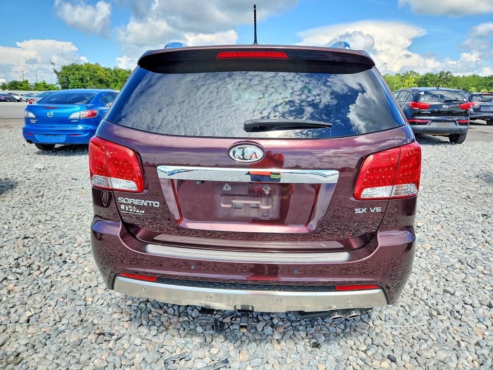 2012 Kia Sorento VIN 5XYKWDA29CG285827 COPART salvage auction — MECHANICAL, Fl - Certificate Of Title, sold $2,025 on 2026-07-18 (photo 6)