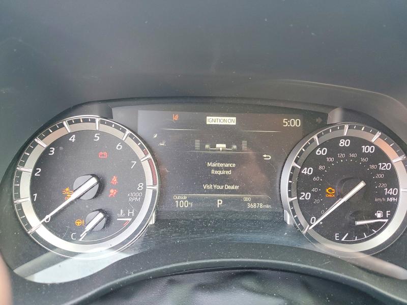 2022 Toyota Highlander VIN 5TDGZRBH0NS203826 COPART salvage auction — FRONT END, PA - CERTIFICATE OF SALVAGE, sold $11,500 on 2026-07-22 (photo 9)