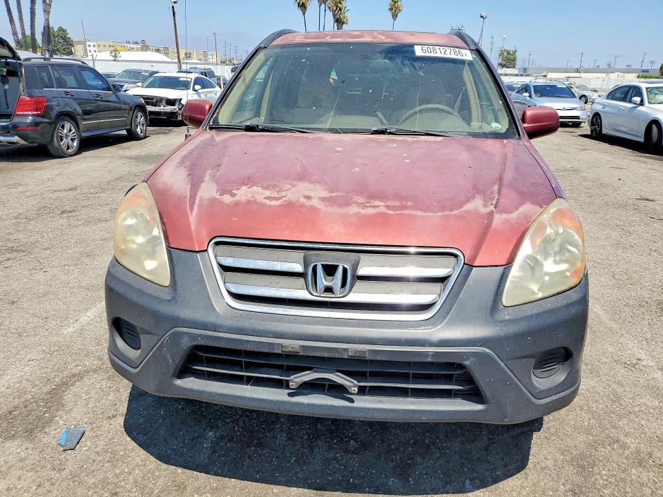 2006 Honda Cr-v VIN JHLRD78846C046858 COPART salvage auction — MECHANICAL, Ca - Dis/Dlr/Exp App For Dup Clean, sold $775 on 2026-07-14 (photo 5)