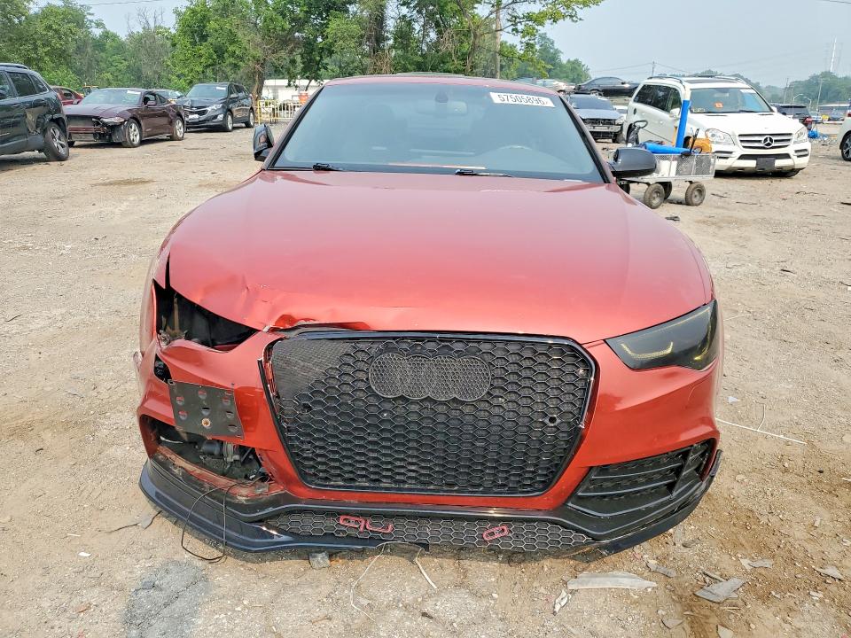 2014 Audi S5 VIN WAUGGAFR4EA067379 COPART salvage auction — FRONT END, MD - CERT OF SALVAGE < 75% DAMAGE, sold $2,100 on 2026-07-30 (photo 5)