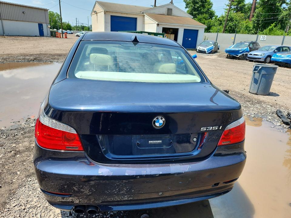 2010 BMW 5 series VIN WBANV9C57AC488217 COPART salvage auction — FRONT END, Pa - Cert Of Salvage-W=Flood Veh, sold $15 on 2026-08-03 (photo 6)