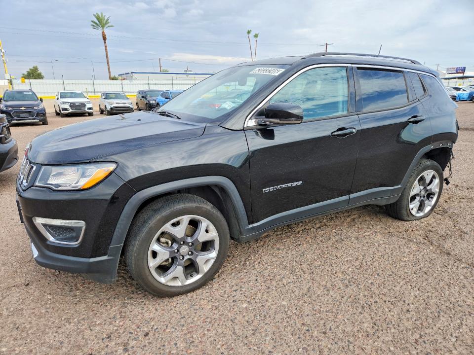 2021 Jeep Compass VIN 3C4NJDCBXMT578509 COPART salvage auction — REAR END, Fl - Certificate Of Title, sold $150 on 2026-08-03 (photo 1)