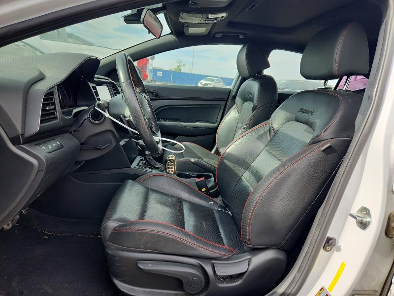 2019 Hyundai Elantra VIN KMHD04LB6KU829006 COPART salvage auction — MECHANICAL, Oh - Certificate Of Title, sold $3,450 on 2026-07-24 (photo 7)
