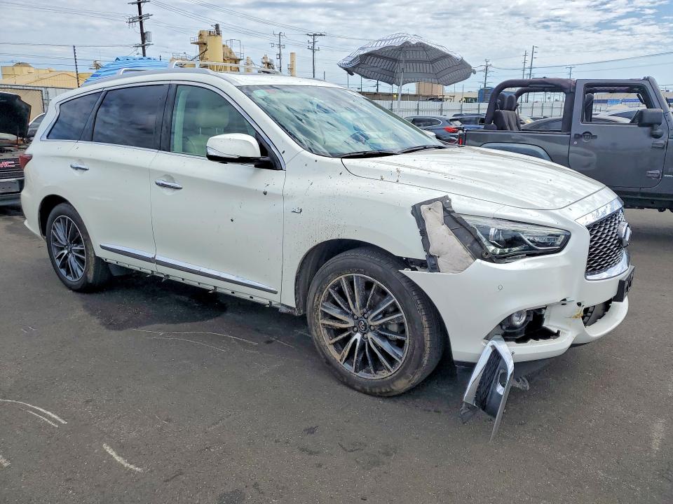 2019 Infiniti Qx60 VIN 5N1DL0MN4KC560048 COPART salvage auction — FRONT END, Ca - Salvage Certificate, sold $3,500 on 2026-07-27 (photo 4)