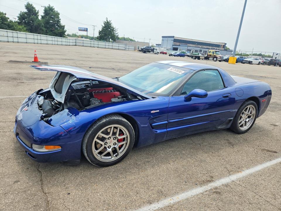 2004 Chevrolet Corvette VIN 1G1YY12S345130033 — COPART salvage auction photo