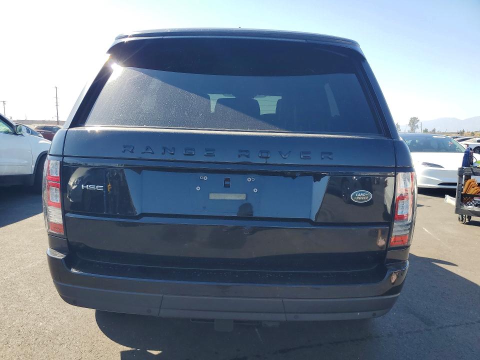 2017 Land rover RANGE ROVER VIN SALGS2FV6HA379849 COPART salvage auction — MINOR DENT/SCRATCHES, Nv - Dis/Dlr/Exp Only Clean Title (P), sold $16,879 on 2026-08-24 (photo 6)