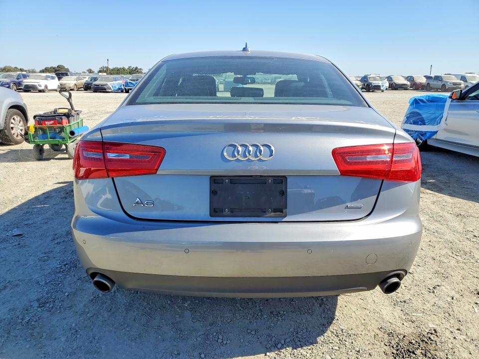 2015 Audi A6 VIN WAUGFAFC0FN036204 COPART salvage auction — FRONT END, Ca - Salvage Certificate, sold $3,200 on 2026-07-23 (photo 6)