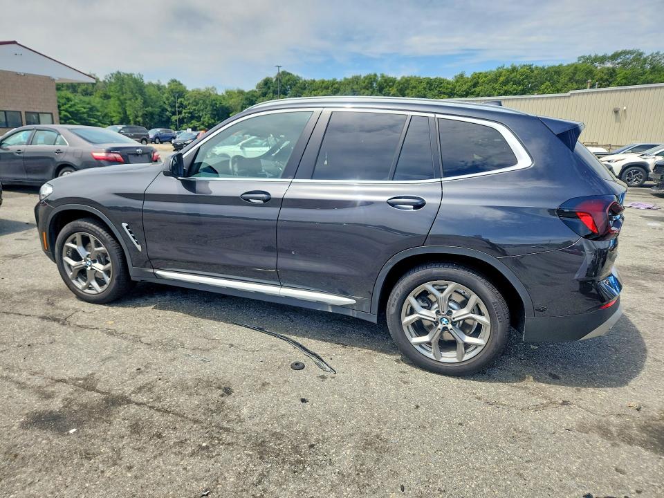 2022 BMW X3 VIN 5UX53DP00N9M92976 COPART salvage auction — PARTIAL REPAIR, Ct - Certificate Of Title, sold $7,300 on 2026-07-21 (photo 2)