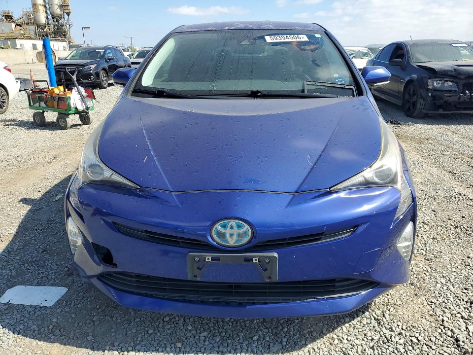 2016 Toyota Prius VIN JTDKARFU5G3513726 COPART salvage auction — REAR END, Salvage Title, sold $2,100 on 2026-07-28 (photo 5)