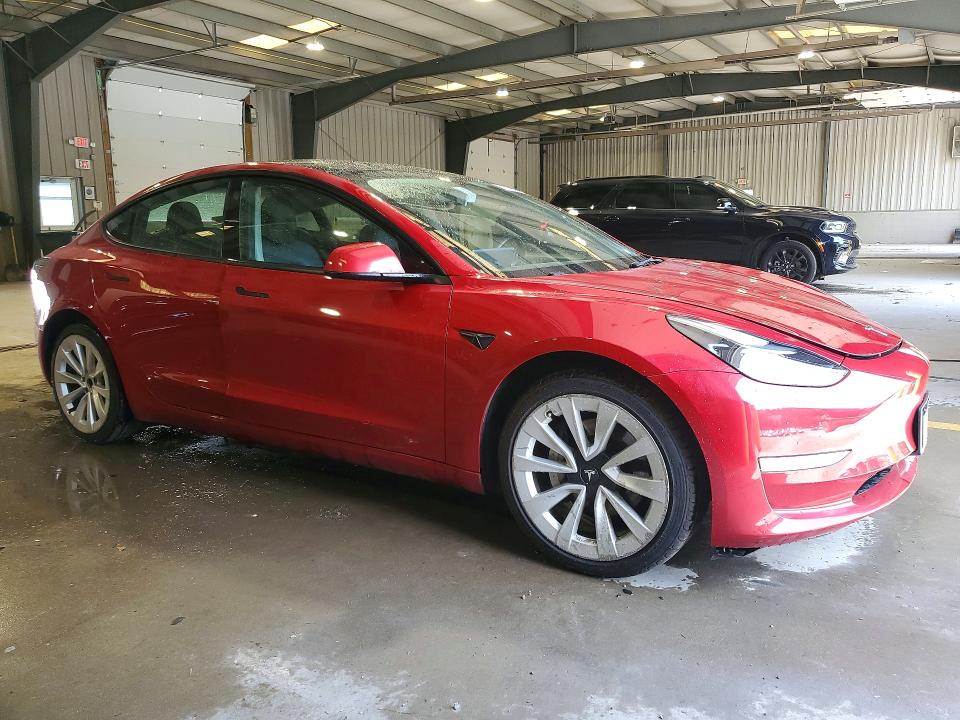 2022 Tesla Model 3 VIN 5YJ3E1EA3NF371300 COPART salvage auction — UNDERCARRIAGE, NY - CERTIFICATE OF TITLE, sold $550 on 2026-07-22 (photo 4)