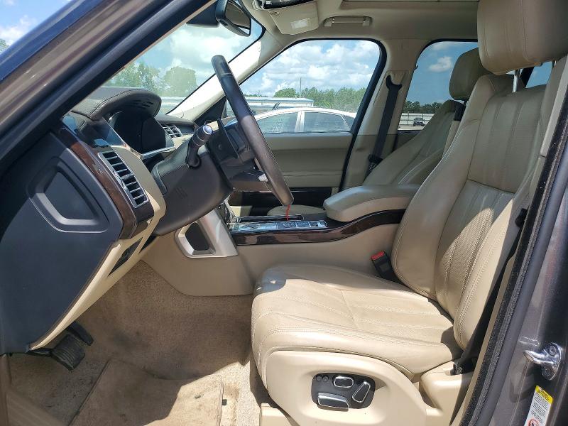 2015 Land rover RANGE ROVER VIN SALGS2VFXFA220498 COPART salvage auction — MINOR DENT/SCRATCHES, Sc - Certificate Of Title, sold $2,950 on 2026-07-27 (photo 7)
