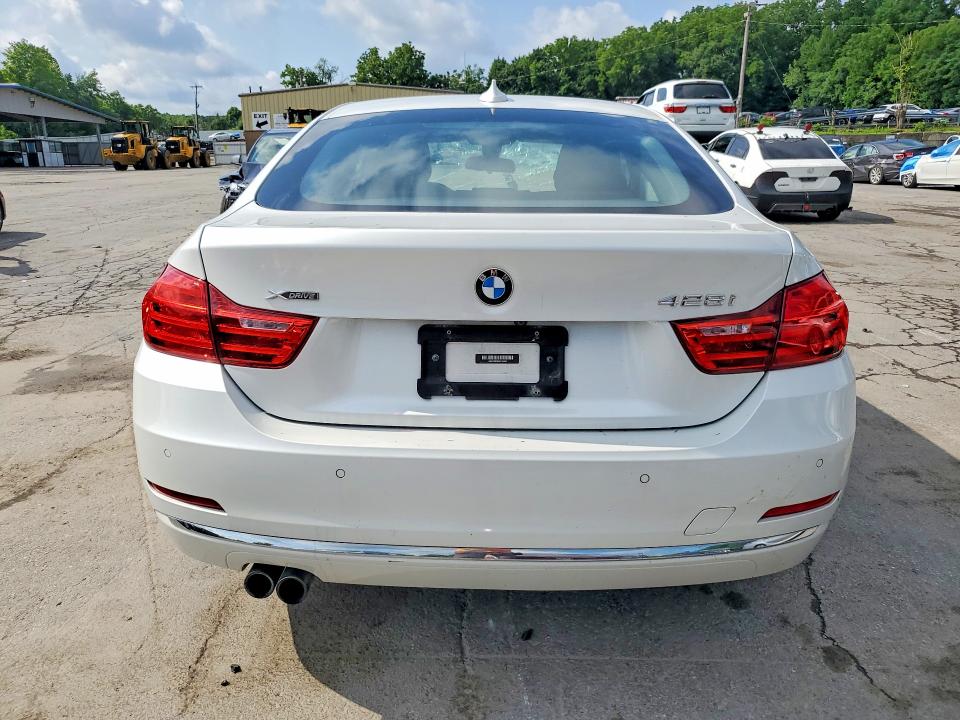 2016 BMW 4er VIN WBA4C9C50GG140942 COPART salvage auction — FRONT END, NY - MV-907A SALVAGE CERTIFICATE, sold $2,400 on 2026-07-28 (photo 6)