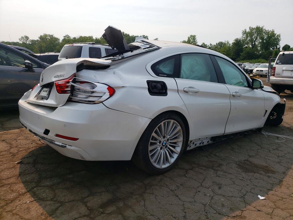 2016 BMW 4er VIN WBA4C9C56GG139049 COPART salvage auction — ROLLOVER, Ct - Cert Of Title-Salvage, sold $600 on 2026-07-21 (photo 3)