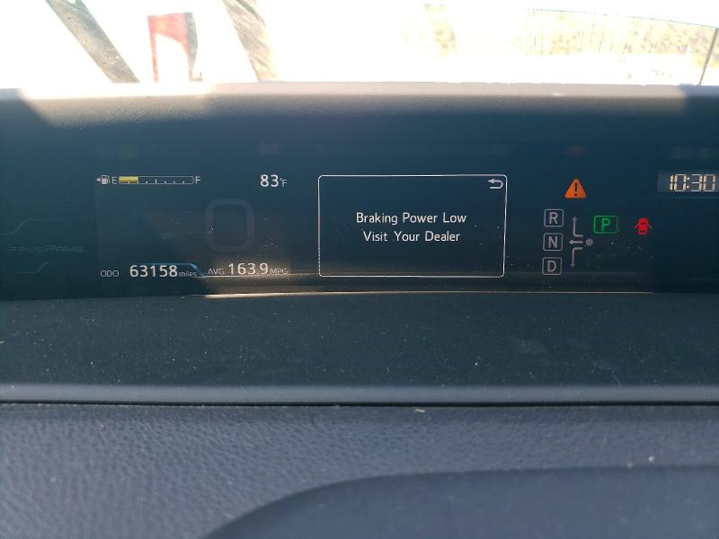 2018 Toyota Prius prime VIN JTDKARFP8J3077018 COPART salvage auction — SIDE, WA - BILL OF SALE, sold $2,400 on 2026-07-24 (photo 9)