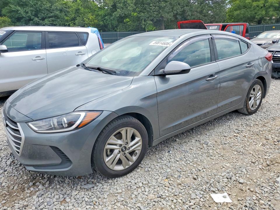 2018 Hyundai Elantra VIN KMHD84LF8JU499282 COPART salvage auction — MECHANICAL, Nc - Certificate Of Title (P), sold $1,300 on 2026-07-30 (photo 1)