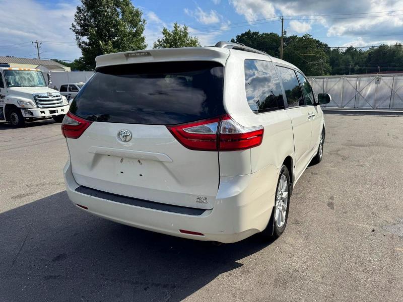 2017 Toyota Sienna VIN 5TDDZ3DC4HS159092 COPART salvage auction — MINOR DENT/SCRATCHES, Me - Certificate Of Title, sold $7,100 on 2026-08-19 (photo 3)