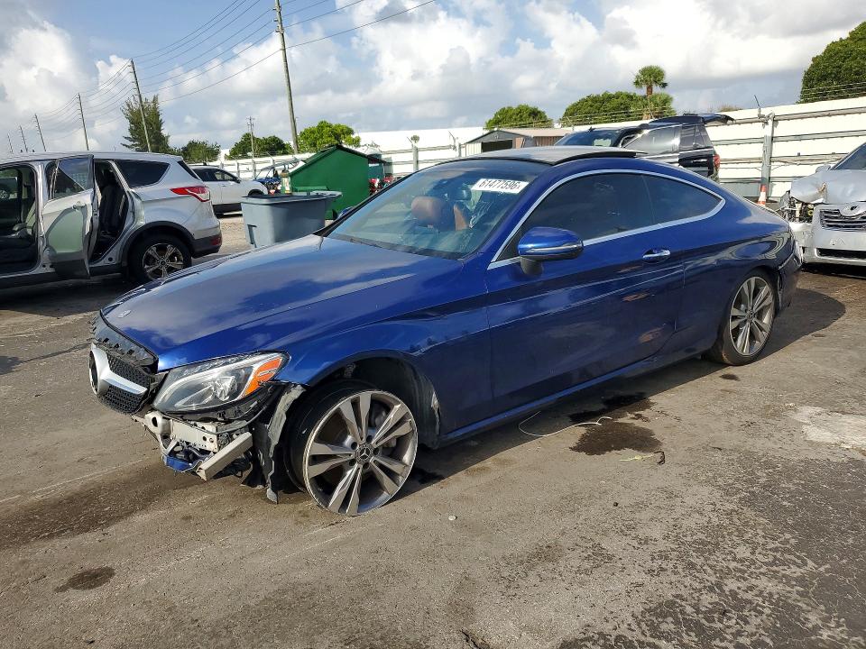 2017 Mercedes-benz C-klasse VIN WDDWJ4KB1HF331939 COPART salvage auction — FRONT END, Fl - Certificate Of Title, sold $4,950 on 2026-08-04 (photo 1)