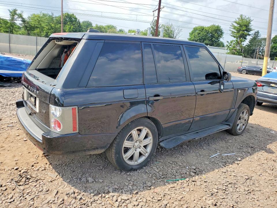 2008 Land rover RANGE ROVER VIN SALME15408A294681 COPART salvage auction — REAR END, PA - CERTIFICATE OF SALVAGE, sold $525 on 2026-07-20 (photo 3)