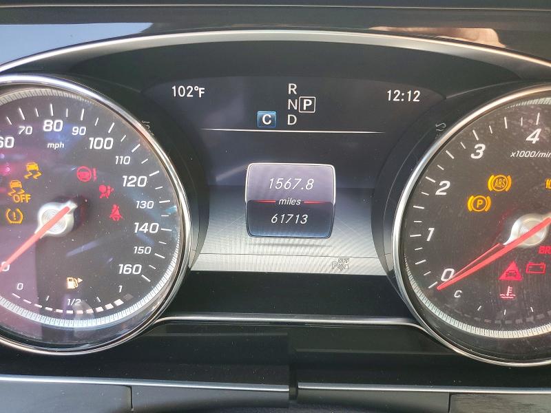 2017 Mercedes-benz E-klasse VIN WDDZF4KB8HA184045 COPART salvage auction — FRONT END, Co - Public - Salvage Title, sold $625 on 2026-07-23 (photo 9)