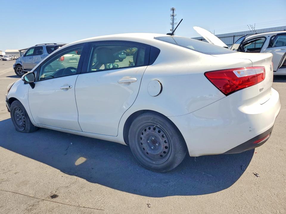 2013 Kia Rio VIN KNADM4A36D6154377 COPART salvage auction — FRONT END, Ca - Salvage Certificate, sold $450 on 2026-07-16 (photo 2)