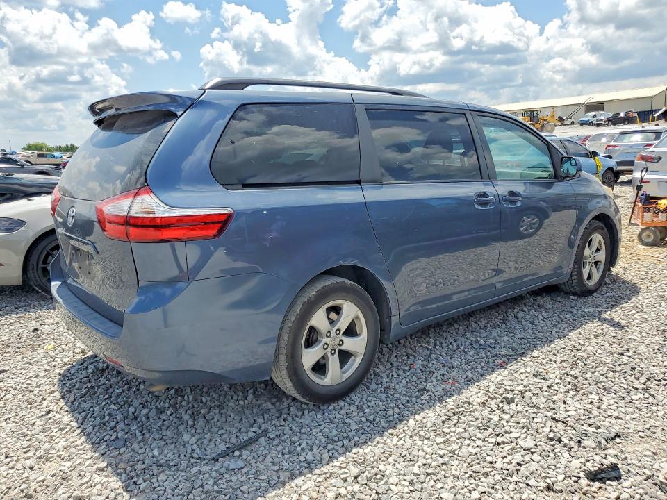 2016 Toyota Sienna VIN 5TDKK3DC3GS701373 COPART salvage auction — FRONT END, Tn - Salvage Certificate, sold $175 on 2026-07-21 (photo 3)