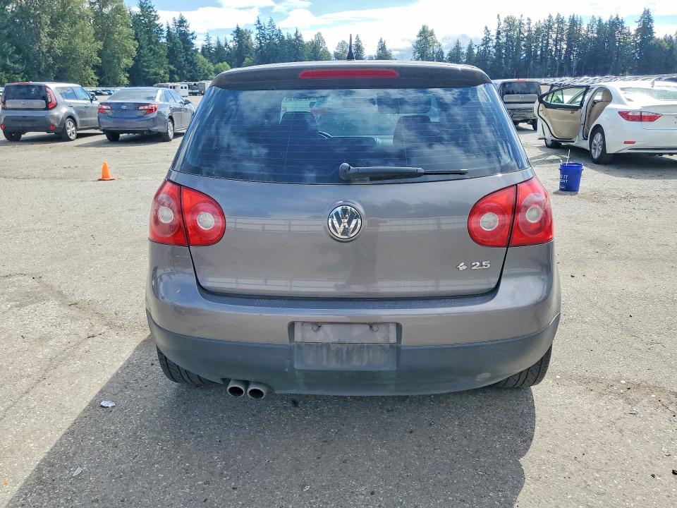 2007 Volkswagen Golf VIN WVWBR71K67W095629 COPART salvage auction — FRONT END, Wa - Vehicle Cert Of Ownership-Titl, sold $275 on 2026-08-03 (photo 6)