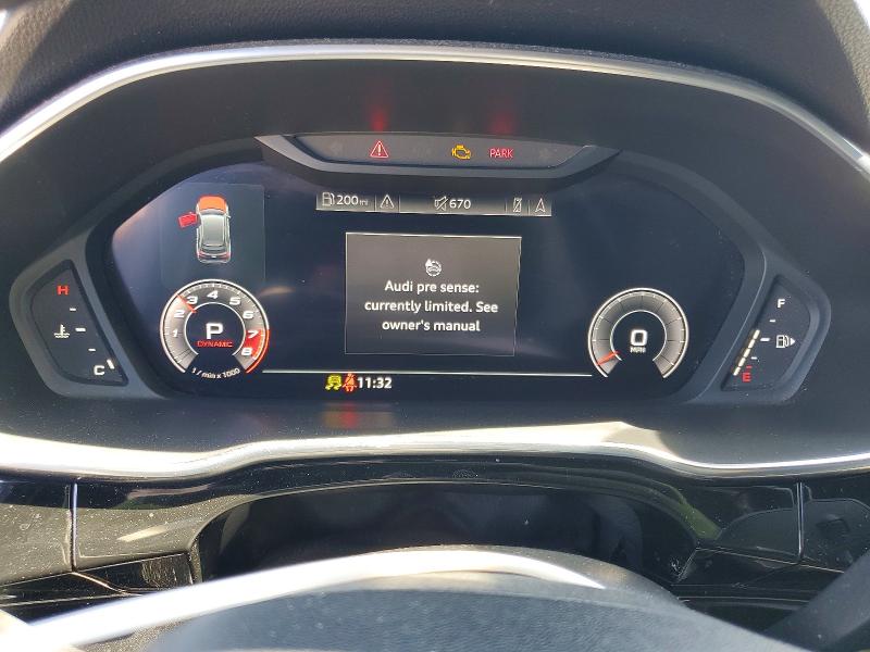 2019 Audi Q3 VIN WA1EECF31K1074836 COPART salvage auction — FRONT END, Ca - Certificate Of Title, sold $7,300 on 2026-07-28 (photo 9)