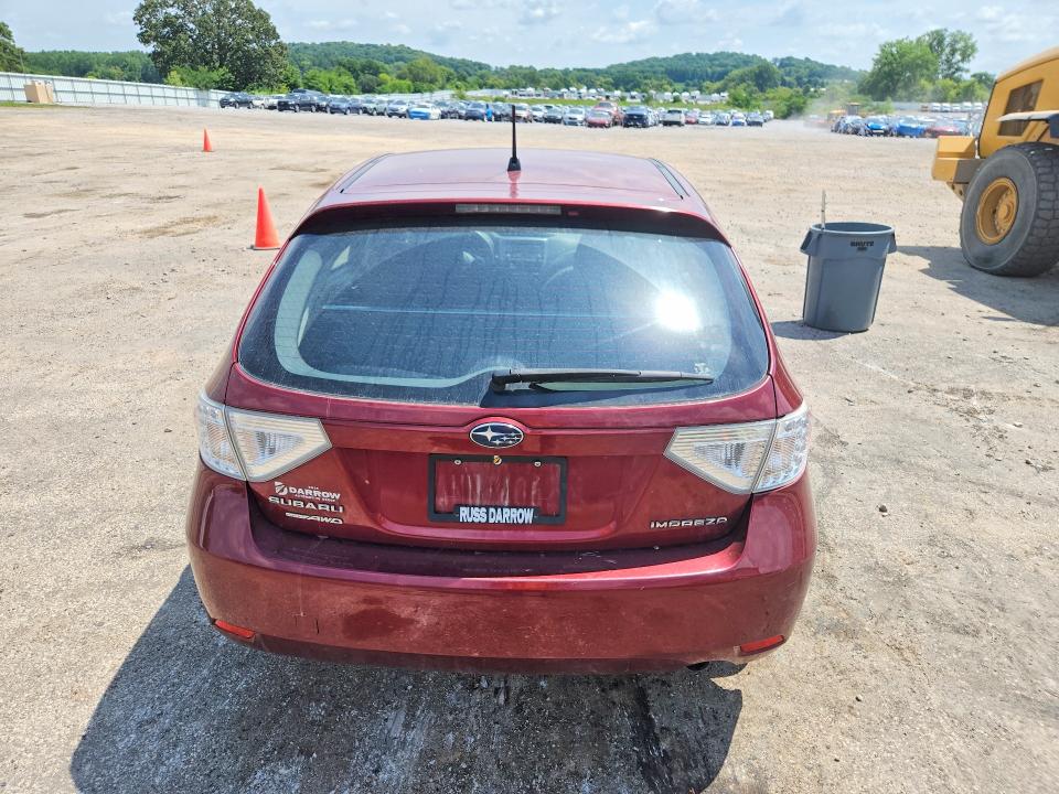 2011 Subaru Impreza VIN JF1GH6A68BH820088 COPART salvage auction — FRONT END, WI - CERTIFICATE OF TITLE, sold $350 on 2026-07-22 (photo 6)