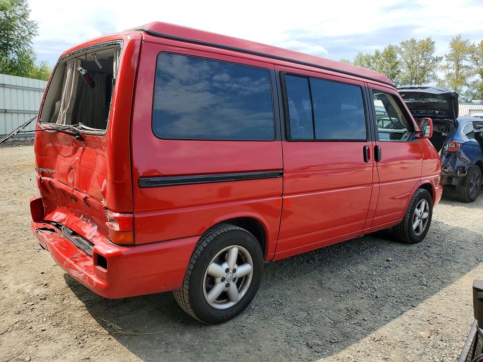 2002 Volkswagen Eurovan VIN WV2NB47052H024281 COPART salvage auction — REAR END, WA - BILL OF SALE, sold $10,100 on 2026-08-10 (photo 3)