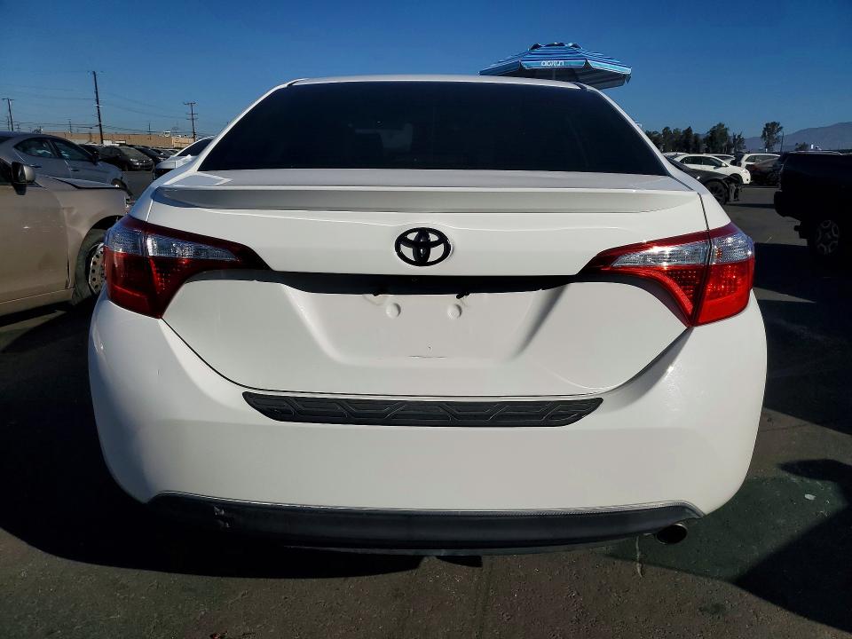 2015 Toyota Corolla VIN 5YFBURHE6FP193965 COPART salvage auction — MINOR DENT/SCRATCHES, CA - DIS/DLR/EXP ONLY CLEAN TITLE (P), sold $4,500 on 2026-07-22 (photo 6)