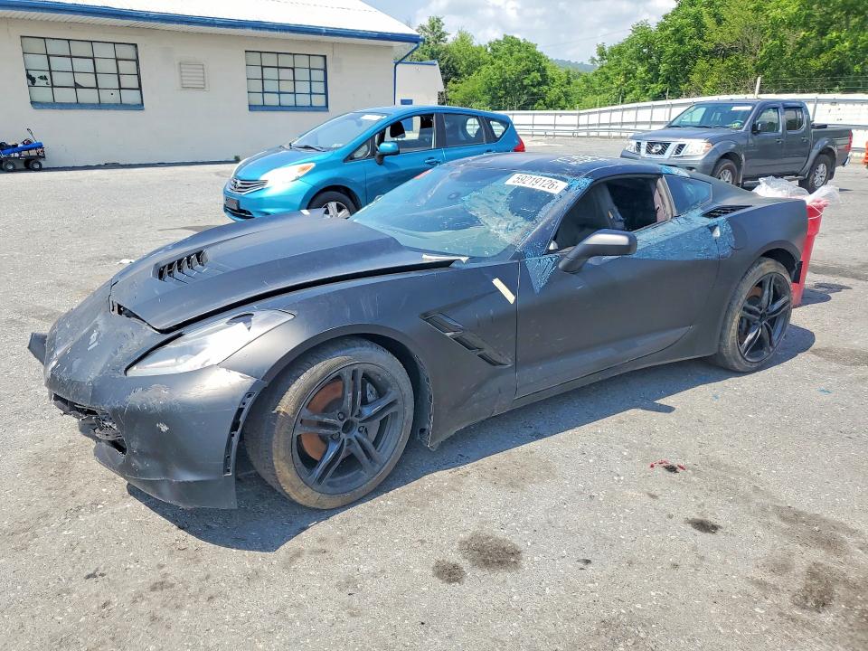 2016 Chevrolet Corvette VIN 1G1YB2D72G5101255 COPART salvage auction — ALL OVER, Va - Certificate Of Title, sold $13,500 on 2026-07-28 (photo 1)