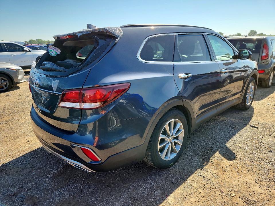 2017 Hyundai Santa fe VIN KM8SM4HF5HU236706 COPART salvage auction — ROOF, Il - Salvage Certificate, sold $1,300 on 2026-07-28 (photo 3)