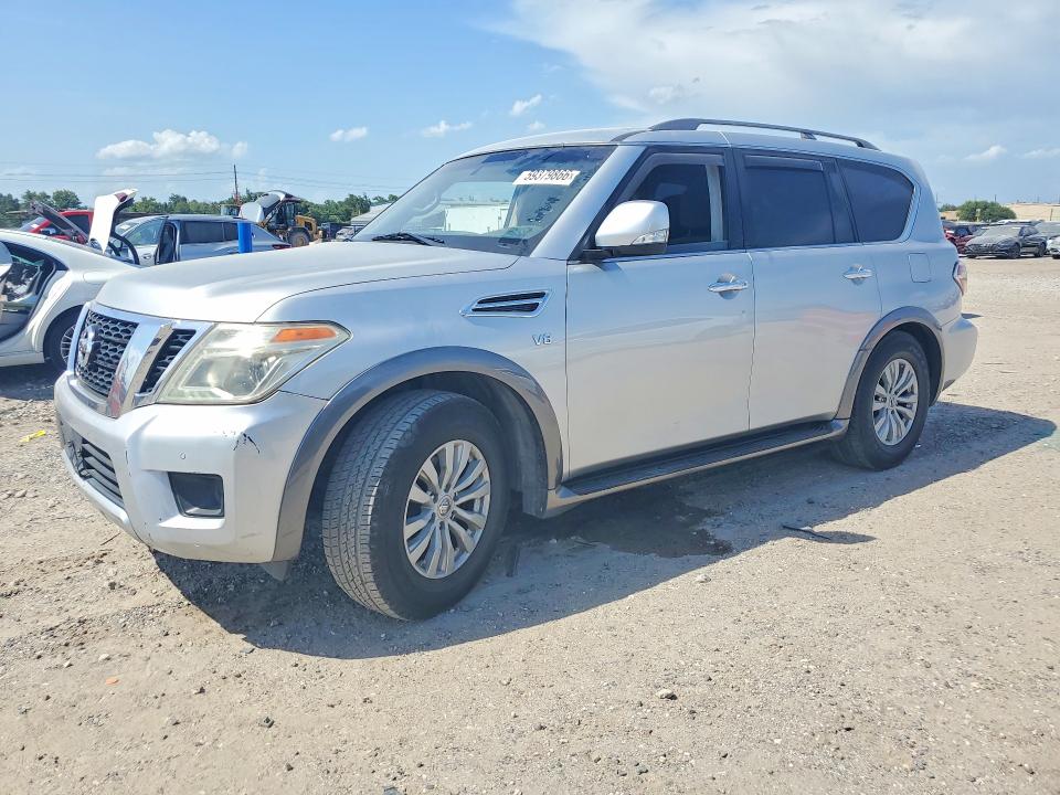 2017 Nissan Armada VIN JN8AY2NC0H9504992 COPART salvage auction — MINOR DENT/SCRATCHES, Salvage Title, sold $1,550 on 2026-07-20 (photo 1)