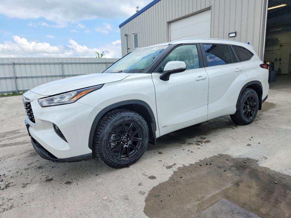 2025 Toyota Highlander hybrid VIN 5TDKBRCH1SS646740 — COPART salvage auction photo